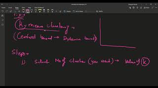 K-Means Clustering  II Clustering II Unsupervised Learning II Centroid II AI II ML II DL