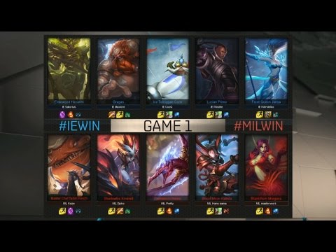 IE vs MIL Highlights Game 1 - Inspire eSports vs Millenium - 2016 EU Challenger Spring