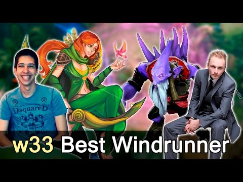 w33 best Windranger in the World vs Liquid — Shanghai Major Dota 2