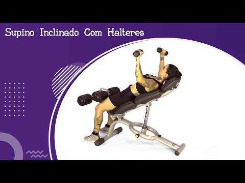 Supino Inclinado Com Halteres