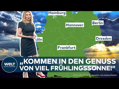 DEUTSCHLAND: "Viel Sonne!" So wird das Wochenend-Wetter im Land! Wo der Himmel strahlend blau wird!