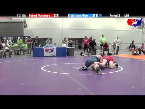 Robert Marchese vs. Christiaan Allen at 2013 Junior Nationals - FILA - FS