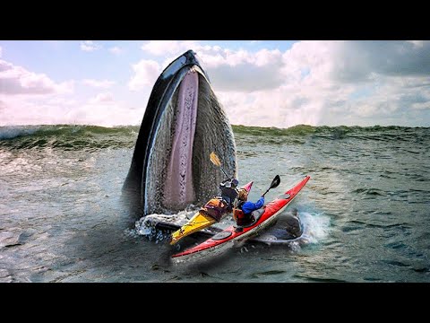 信じられないほどのクジラとの遭遇がカメラに捉えられた