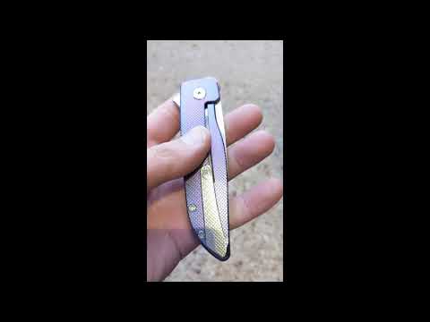 Grimsmo Rask Gurple Anodization (With Blue Distress Layer)