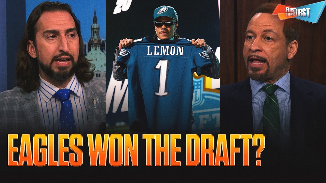 Eagles, Commanders won NFL Draft, Malik Nabers questions Arvell Reese pick, Rams draft Ty Simpson 👀