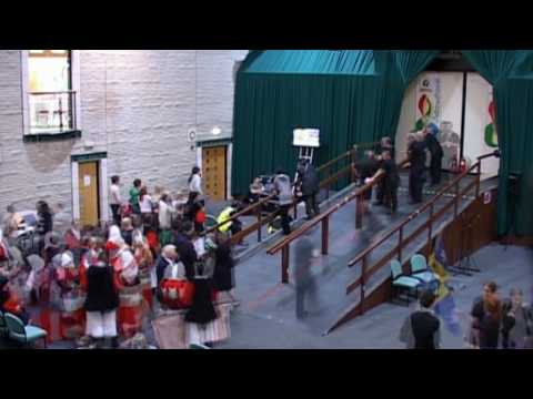 Backstage at the Llangollen Eisteddfod