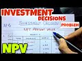 4 Net Present Value NPV Investment Decision Financial Management B COM BBA CMA