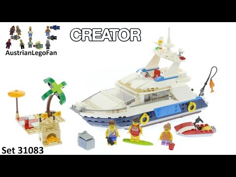 Vidéo LEGO Creator 31083 : Les aventures en croisière