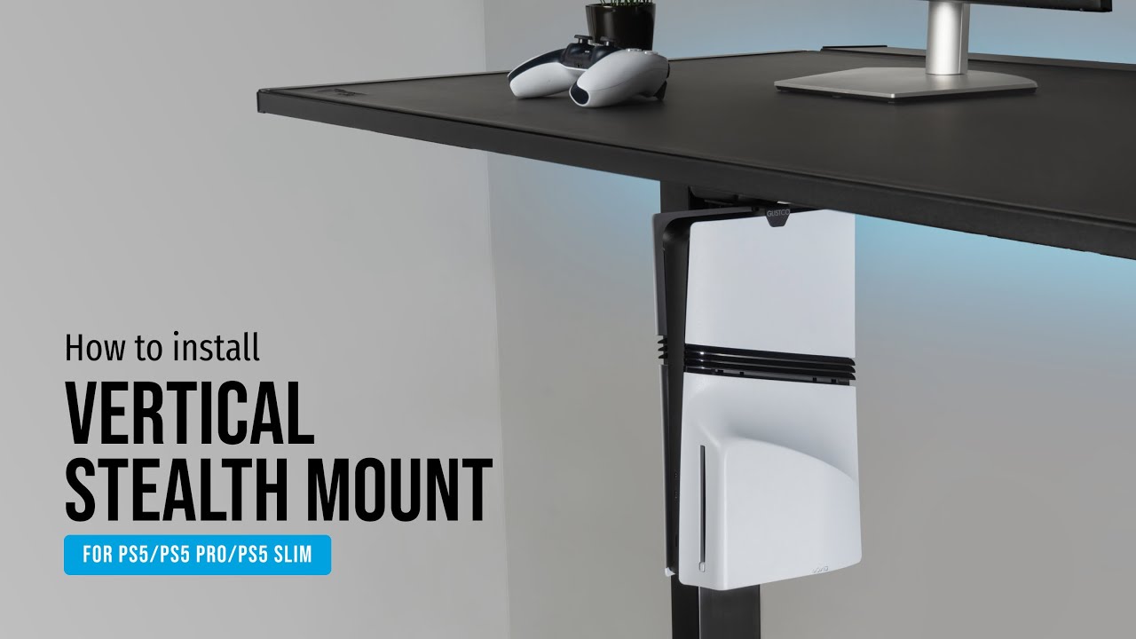 How to install the Vertical Stealth Mount for PS5/PS5 Slim/PS5 Pro