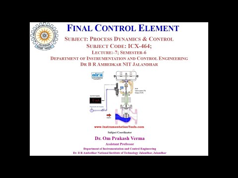 L-09: Final Control Element (Control Valve) Part-A