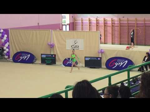 Championnat de France Elite junior 2017 - Emma Delaine massues