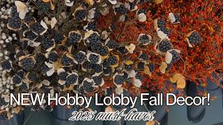 NEW HOBBY LOBBY FALL SHOP WITH ME 2025! || AFFORDABLE FALL DECOR || EARLY FALL DECOR PREVIEW