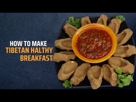 Tibetan & Himalaya traditions food| pakh recipe/Tibetan breakfast| Tomato keema chutney 👌😋