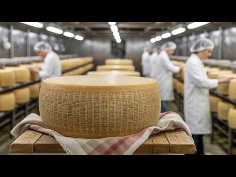 AMAZING Cheese Production: How does Parmesan Cheese become worth MILLIONS?