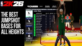 The Best jumpshot Bases for all Heights? in NBA2K26