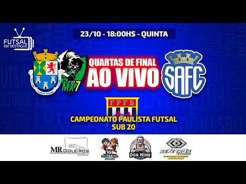 CAMPEONATO PAULISTA  SUB 20 - DIADEMA/MX7 X SANTO ANDRÉ INTELLI - QUARTAS DE FINAL