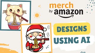 How to Create Design Using Artificial Intelligence | AI Generated Art For Merch By Amazon