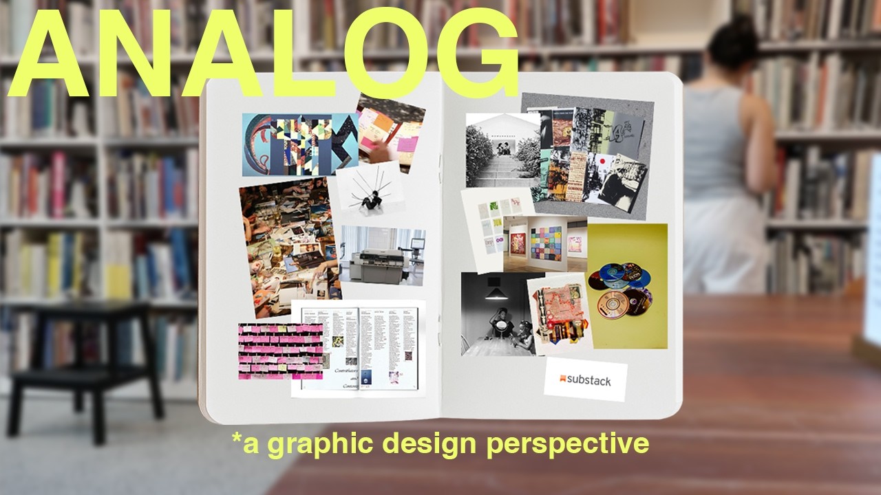 going analog in graphic design