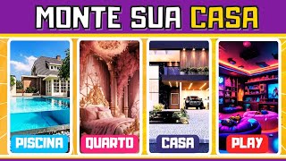 🔄MONTE SUA CASA DOS SONHOS 🏡 Jogo das Escolhas #quiz