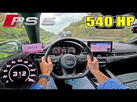 540HP AUDI RS5 B9 is like a GENTLEMAN's GTR on the UNLIMITED AUTOBAHN!