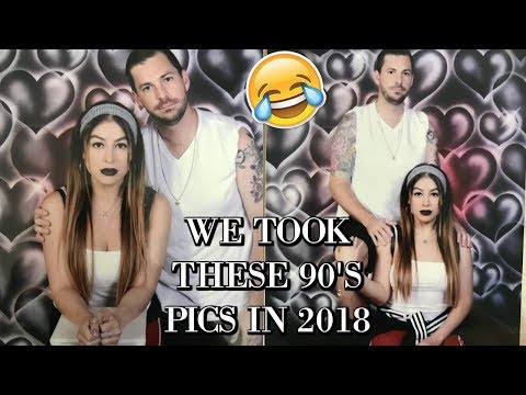 WE RECREATED MY OLD 90'S HIGH SCHOOL PICS *HILARIOUS* Video