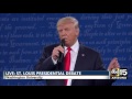Presidential Debate - Donald Trump: Billy Bush follow up - Bill Clinton attacks - Hillary Clinton