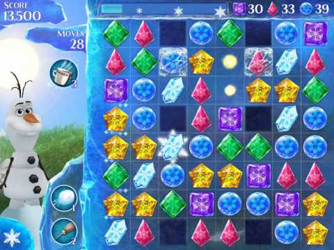 Frozen Free Fall Level 126 Live Action Play Walkthrough