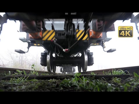 Rail traffic in Serbia - Freight trains - EMD and old ČKD diesel locos (Pančevo to Novi Sad) [4K]