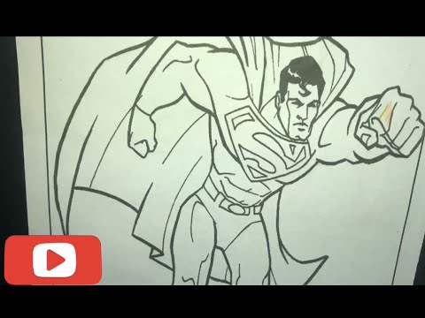Coloring Superman DC Super Friends Coloring Page