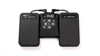 AirTurn Duo - Dual Wireless Pedal Controller with Removable Bluetooth Handheld Remote