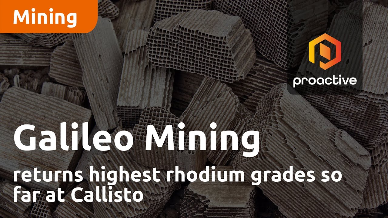 Galileo Mining returns highest rhodium grades so far at Callisto