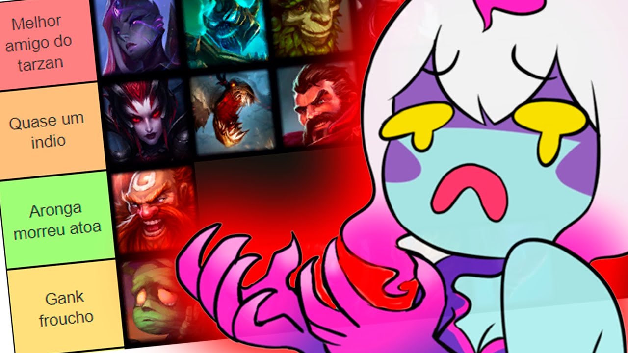 LISTA 100% CONFIÁVEL E NADA TENDENCIOSA SOBRE JUNGLERS DO LOL