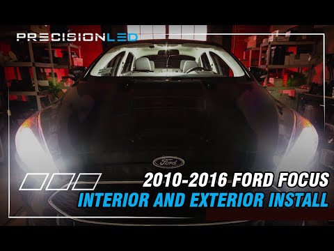 Ford Focus LED Interior and Exterior - How To Install - 3rd Generation 2010-2016