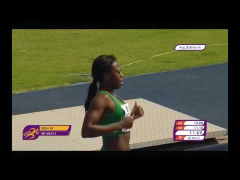 100m [Ž], KVALIFIKACIJE, III. skupina - Europsko prvenstvo za juniore i juniorke 2017