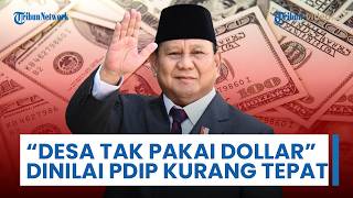 PDIP Respons Pernyataan Prabowo yang Sebut Rakyat di Desa Tak Pakai Dollar: Kehidupan Terpengaruh