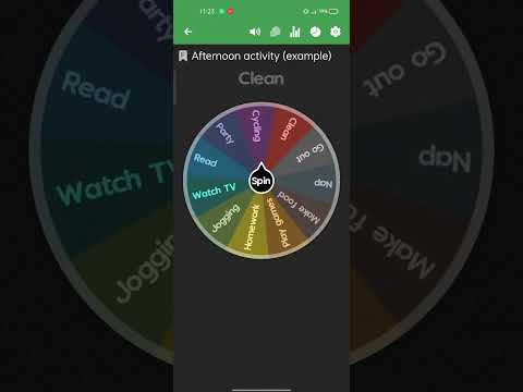 Spin The Wheel || Random Picker |  Afternoon Activity ( Jogging 🥰 )