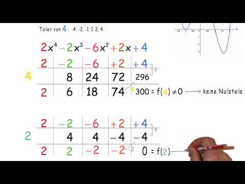 Erklärvideo_Nullstellenberechnung mittels das Horner Schema