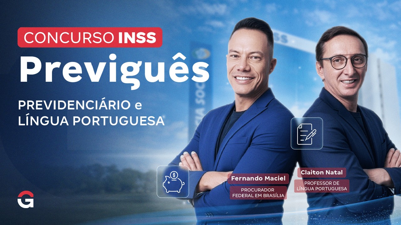 Concurso INSS: Previguês | Previdenciário e Língua Portuguesa