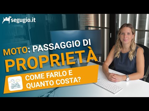 Passaggio di proprietà moto 2025: come farlo e quanto costa?