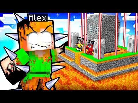 Giant Alex vs Most Secure Minecraft Bunker