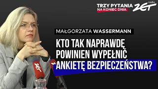 ABW powinna przeprowadzić kontrolę w Kancelarii Prezydenta?Wassermann w Trzy Pytania na Koniec Dnia