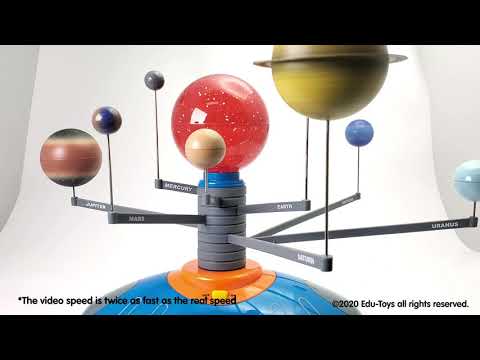 Відео огляд Набір для досліджень Edu-Toys Сонячна система з автообертанням і підсвіткою