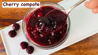 How to make Perfect Cherry Compote | Homemade Cherry Pie Filling