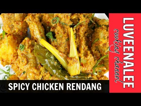 Spicy Chicken Rendang ( Malaysian Chicken Rendang Recipe)