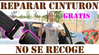 Cinturon no se recoge REPARAR CINTURON de SEGURIDAD gratis | DIY AUTO 🚑🔒