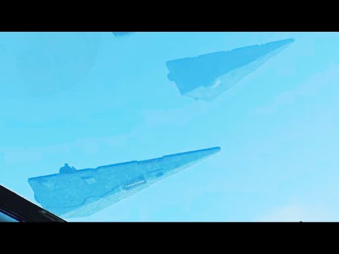 Star Destroyer Hyperspace Arrival VFX Shot V2
