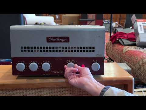 Modded Challenger Amplifier Co. CH30 - now a guitar amp head 1950's image 14
