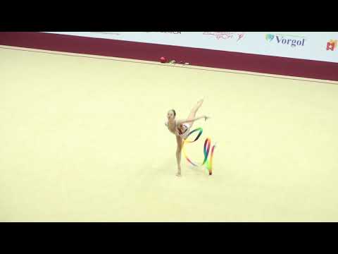 Gaiduk Maja 2004 LTU ribbon IT RG Junior Moscow 2019