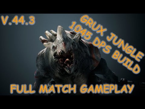 Paragon: Grux Jungle DPS Build| Full Match Gameplay