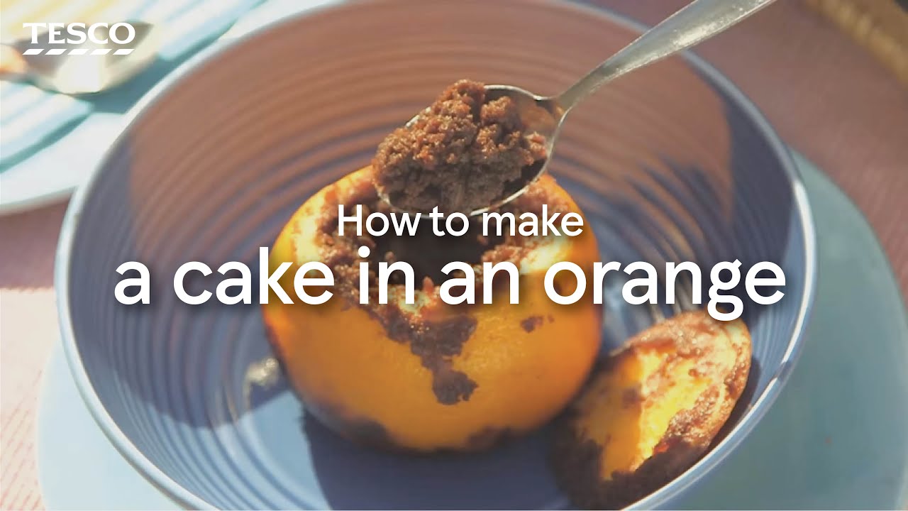 How to make cake in an orange